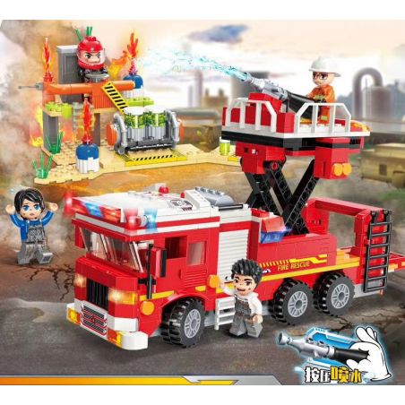 Enlighten 12011-1 12011-2 12011-3 12011-4 Qman 12011-1 12011-2 12011-3 12011-4 non  FLAME PIONEER SMALL SET 4 LOẠI XE PHẢN LỰC TÌM KIẾM CỨU NẠN TRÊN KHÔNG THANG LEO NÚI BỒN NƯỚC KHẨN CẤP bộ đồ chơi xếp lắp ráp ghép mô hình Minecity Thành Phố Mỏ