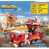 Enlighten 12013 Qman 12013 non  HOẠT ĐỘNG CỨU HỘ FIREWIRE bộ đồ chơi xếp lắp ráp ghép mô hình Minecity Thành Phố Mỏ 539 khối