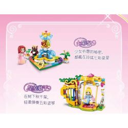 Enlighten 32011-1 32011-2 32011-3 32011-4 Qman 32011-1 32011-2 32011-3 32011-4 non  CÔNG CHÚA LEIA NGÔN NGỮ HOA CẦU VỒNG GIẤC MƠ 4 PHONG CÁCH MÙA XUÂN ĐẦY MÀU SẮC XÍCH ĐU HOÀNG GIA NGAI VÀNG NHÀ TRƯNG BÀY LIULI bộ đồ chơi xếp lắp ráp ghép mô hình  PRINCESS LEAH Các Bạn Gái 541 khối