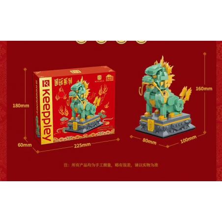 KEEPPLEY K10126 10126 non  KIRIN TỐT LÀNH bộ đồ chơi xếp lắp ráp ghép mô hình Brickheadz Nhân Vật Đầu To