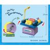 KEEPPLEY K20401 20401 non  CỖ MÁY THỜI GIAN bộ đồ chơi xếp lắp ráp ghép mô hình Doraemon Mèo Máy Thông Minh 155 khối