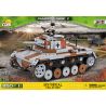 COBI 2459 non  XE TĂNG HAI bộ đồ chơi xếp lắp ráp ghép mô hình Military Army PANZER II AUSF. C Quân Sự Bộ Đội 350 khối