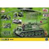 COBI 2467 non  PHÁO CHỐNG TĂNG TỰ HÀNH SU-85 bộ đồ chơi xếp lắp ráp ghép mô hình Military Army SU-85 TANK DESTROYER Quân Sự Bộ Đội 400 khối