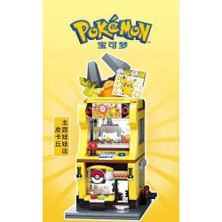 KEEPPLEY K20209 20209 non  CỬA HÀNG BÚP BÊ THEO CHỦ ĐỀ PIKACHU bộ đồ chơi xếp lắp ráp ghép mô hình Pokémon POKEMON