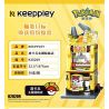 KEEPPLEY K20209 20209 non  CỬA HÀNG BÚP BÊ THEO CHỦ ĐỀ PIKACHU bộ đồ chơi xếp lắp ráp ghép mô hình Pokémon POKEMON