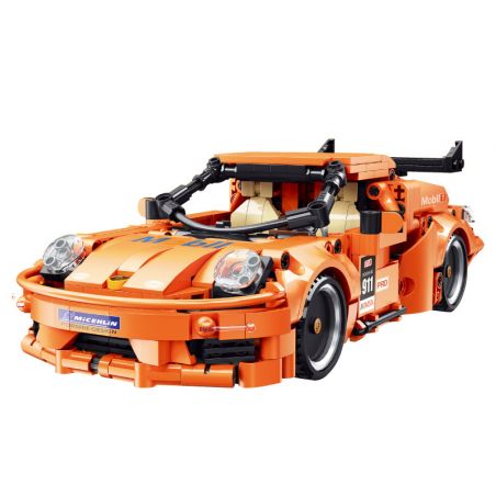 SHENZHEN RAEL ENTERTAINMENT 50016 non  PORSCHE 911. bộ đồ chơi xếp lắp ráp ghép mô hình Speed Champions Racing Cars IAN PORSCHE 911 Đua Xe Công Thức 769 khối