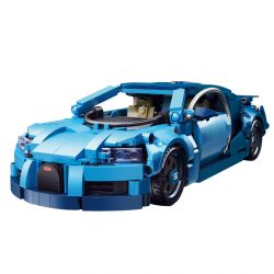 SHENZHEN RAEL ENTERTAINMENT 50017 non  BUGADI BÉO bộ đồ chơi xếp lắp ráp ghép mô hình Speed Champions Racing Cars IAN BUGATTI CHIRON Đua Xe Công Thức 763 khối