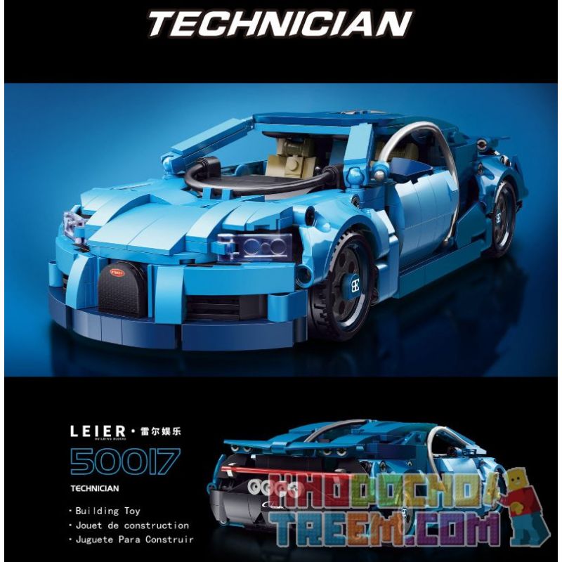 SHENZHEN RAEL ENTERTAINMENT 50017 non  BUGADI BÉO bộ đồ chơi xếp lắp ráp ghép mô hình Speed Champions Racing Cars IAN BUGATTI CHIRON Đua Xe Công Thức 763 khối