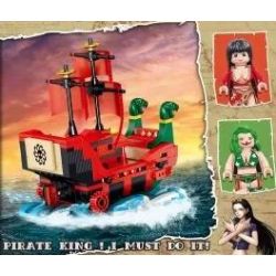 PRCK 69853 non  MỘT MIÊNG bộ đồ chơi xếp lắp ráp ghép mô hình One Piece Đảo Hải Tặc 371 khối