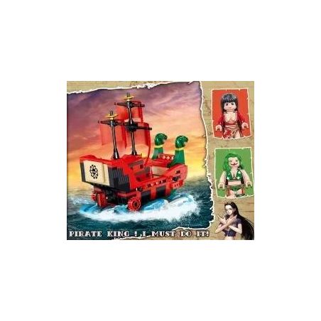 PRCK 69853 non  MỘT MIÊNG bộ đồ chơi xếp lắp ráp ghép mô hình One Piece Đảo Hải Tặc 371 khối