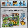 PRCK 69021 non  KHỦNG LONG BẠO LOẠN bộ đồ chơi xếp lắp ráp ghép mô hình Jurassic World DINOSAUR WORLD III Thế Giới Khủng Long 443 khối