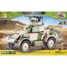 COBI 2349 non  T17 HUNTU. bộ đồ chơi xếp lắp ráp ghép mô hình Military Army T17E1 STAGHOUND MK Quân Sự Bộ Đội 200 khối