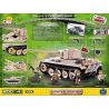 COBI 2466 non  XE TĂNG SỐ 5 PANTHER bộ đồ chơi xếp lắp ráp ghép mô hình Military Army PANZERKAMPFWAGEN V PANTHER AUSF. Quân Sự Bộ Đội 400 khối