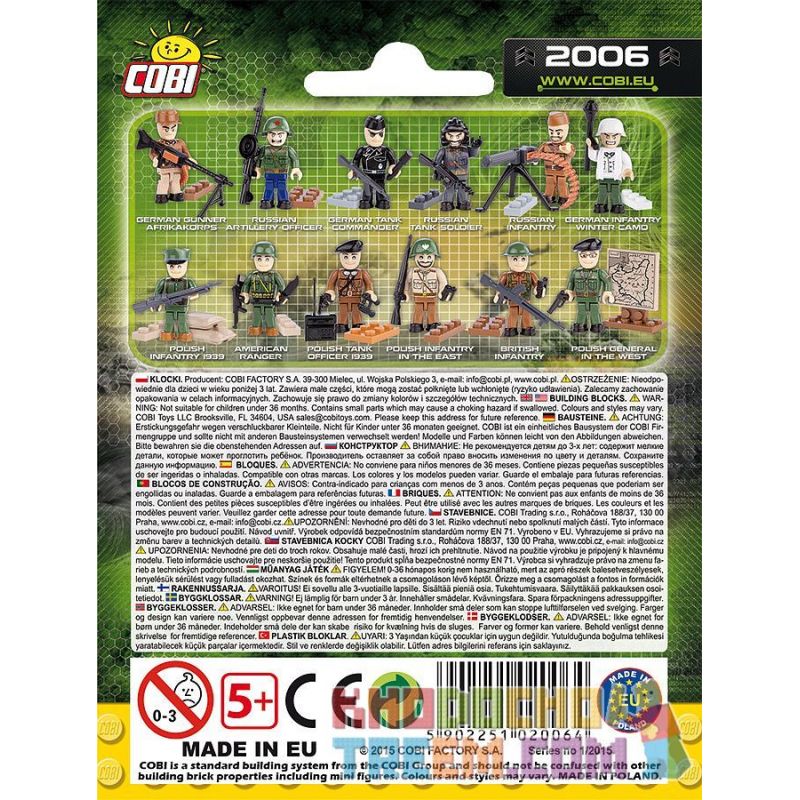 COBI 2006 non  1 MINIFIGURE VÀ PHỤ KIỆN bộ đồ chơi xếp lắp ráp ghép mô hình Military Army 1 FIGURE WITH ACCESSORIES Quân Sự Bộ Đội