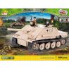 COBI 2473 non  PHÁO CHỐNG TĂNG TỰ HÀNH CHEETAH bộ đồ chơi xếp lắp ráp ghép mô hình Military Army SD.KFZ.173 JAGDPANTHER Quân Sự Bộ Đội 400 khối