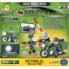 COBI 2149 non  MÔ TÔ QUÂN SỰ BMW R75 MẪU 1942 bộ đồ chơi xếp lắp ráp ghép mô hình Military Army BMW R75 1942 Quân Sự Bộ Đội 55 khối