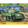 COBI 2475 non  PHÁO CHỐNG TĂNG M10 bộ đồ chơi xếp lắp ráp ghép mô hình Military Army M-10 WOLVERINE Quân Sự Bộ Đội 440 khối