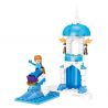 ZHEGAO QL1162 1162 non  LÂU ĐÀI TƯỞNG TƯỢNG BĂNG VÀ TUYẾT bộ đồ chơi xếp lắp ráp ghép mô hình Disney Princess WINDSOR CASTLE Công Chúa 259 khối
