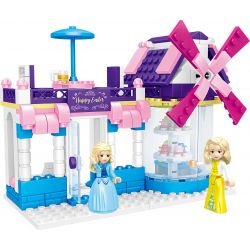 ZHEGAO QL1115 1115 non  NHÀ TRÁNG MIỆNG CỐI XAY GIÓ bộ đồ chơi xếp lắp ráp ghép mô hình Girl WINDSOR CASTLE Con Gái 237 khối