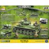 COBI 2476 non  XE TĂNG T-34 85 KIỂU 1944 bộ đồ chơi xếp lắp ráp ghép mô hình Military Army T-34/85 M 1944 Quân Sự Bộ Đội 400 khối
