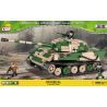 COBI 2480 2480A non  XE TĂNG TIGER II (XE SỐ 6 LOẠI B) (THÁP PHÁO CỦA PORSCHE) bộ đồ chơi xếp lắp ráp ghép mô hình Military Army TIGER II PZ.KPFW. VI B „KÖNIGSTIGER” (PORSCHE TURRET) Quân Sự Bộ Đội 630 khối