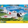 COBI 5515 non  MÁY BAY CHIẾN ĐẤU SỐ bộ đồ chơi xếp lắp ráp ghép mô hình Military Army MITSUBISHI A6M2 ZERO Quân Sự Bộ Đội 250 khối