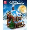 MouldKing 16011 Mould King 16011 non  NHÀ TRANH GIÁNG SINH bộ đồ chơi xếp lắp ráp ghép mô hình Seasonal MERRY CHRISTMAS CHRISTMAS HOUSE Mùa Lễ Hội 3693 khối