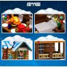 MouldKing 16011 Mould King 16011 non  NHÀ TRANH GIÁNG SINH bộ đồ chơi xếp lắp ráp ghép mô hình Seasonal MERRY CHRISTMAS CHRISTMAS HOUSE Mùa Lễ Hội 3693 khối
