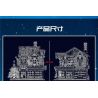 MouldKing 16011 Mould King 16011 non  NHÀ TRANH GIÁNG SINH bộ đồ chơi xếp lắp ráp ghép mô hình Seasonal MERRY CHRISTMAS CHRISTMAS HOUSE Mùa Lễ Hội 3693 khối