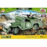 COBI 2368 non  XE TRINH SÁT M3 bộ đồ chơi xếp lắp ráp ghép mô hình Military Army M3 SCOUT CAR Quân Sự Bộ Đội 300 khối