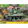 COBI 2478 non  XE TĂNG M5A1 STUART bộ đồ chơi xếp lắp ráp ghép mô hình Military Army M5A1 STUART VI Quân Sự Bộ Đội 345 khối