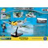 COBI 5517 non  MÁY BAY CHIẾN ĐẤU MESSERSCHMITT BF 109 bộ đồ chơi xếp lắp ráp ghép mô hình Military Army Quân Sự Bộ Đội 250 khối