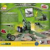 COBI 2369 non  PHÁO M59 bộ đồ chơi xếp lắp ráp ghép mô hình Military Army 155 MM GUN M1 LONG TOM Quân Sự Bộ Đội 155 khối