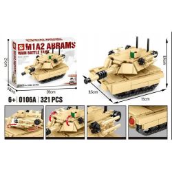 LIMO TOY KB185 SHENG YUAN SY 0106A 0106B 0106C 0106D non  CHIẾN XA 4 XE TĂNG ĐẤU CHỦ LỰC M1A2 T-90 PHÁO TỰ HÀNH M109 PHÒNG KHÔNG CHEETAH bộ đồ chơi xếp lắp ráp ghép mô hình Military Army SURVIVAL WARFARE Quân Sự Bộ Đội 1179 khối