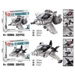 SHENG YUAN SY 0300A 0300B 0300C 0300D non  4 MÔ HÌNH CHIẾN ĐẤU CƠ LỢN MÁY BAY TẤN CÔNG MẶT ĐẤT A10 F18 HORNET ĐẠI BÀNG VÀNG SU47 EF2000 TYPHOON bộ đồ chơi xếp lắp ráp ghép mô hình Military Army SURVIVAL WARFARE Quân Sự Bộ Đội 645 khối