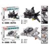 SHENG YUAN SY 0300A 0300B 0300C 0300D non  4 MÔ HÌNH CHIẾN ĐẤU CƠ LỢN MÁY BAY TẤN CÔNG MẶT ĐẤT A10 F18 HORNET ĐẠI BÀNG VÀNG SU47 EF2000 TYPHOON bộ đồ chơi xếp lắp ráp ghép mô hình Military Army SURVIVAL WARFARE Quân Sự Bộ Đội 645 khối