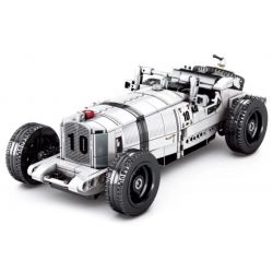 SHENG YUAN SY 8150 non  MERCEDES BENZ SSK XE THỂ THAO KÉO LÙI bộ đồ chơi xếp lắp ráp ghép mô hình  TECHNIQUE MERCEDES-BENZ 27/170/225PS TYP SSK SPORT ZWEISITZER Kỹ Thuật Công Nghệ Cao Mô Hình Phương Tiện 492 khối