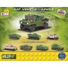COBI 2245 non  NATO BỌC THÉP XE MỌI ĐỊA HÌNH RỪNG MINI bộ đồ chơi xếp lắp ráp ghép mô hình Military Army NATO AAT VEHICLE JUNGLE NANO Quân Sự Bộ Đội 42 khối