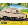 COBI 2240 non  XE TĂNG M1 ABRAMS MINI bộ đồ chơi xếp lắp ráp ghép mô hình Military Army M1 ABRAMS NANO Quân Sự Bộ Đội 77 khối