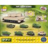 COBI 2240 non  XE TĂNG M1 ABRAMS MINI bộ đồ chơi xếp lắp ráp ghép mô hình Military Army M1 ABRAMS NANO Quân Sự Bộ Đội 77 khối
