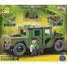 COBI 24306 non  XE BỌC THÉP MỌI ĐỊA HÌNH CỦA NATO bộ đồ chơi xếp lắp ráp ghép mô hình Military Army NATO ARMORED ALL TERRAIN VEHICLE Quân Sự Bộ Đội 170 khối