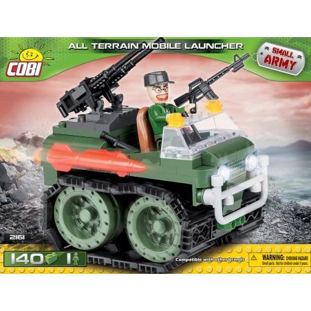 COBI 2161 non  BỆ PHÓNG TÊN LỬA MỌI ĐỊA HÌNH bộ đồ chơi xếp lắp ráp ghép mô hình Military Army ALL TERRAIN MOBILE LAUNCHER Quân Sự Bộ Đội 140 khối