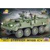 COBI 2610 non  TÀU SÂN BAY BỌC THÉP M1126 bộ đồ chơi xếp lắp ráp ghép mô hình Military Army STRYKER M1126 ICV Quân Sự Bộ Đội 485 khối