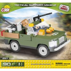 COBI 2157 non  PHƯƠNG TIỆN HỖ TRỢ CHIẾN THUẬT bộ đồ chơi xếp lắp ráp ghép mô hình Military Army TACTICAL SUPPORT VEHICLE Quân Sự Bộ Đội 90 khối