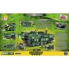 COBI 2498 non  XE TĂNG S bộ đồ chơi xếp lắp ráp ghép mô hình Military Army STRIDSVAGN 103C Quân Sự Bộ Đội 600 khối
