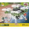 COBI 2151 non  MÁY BAY KHÔNG NGƯỜI LÁI CHIẾN ĐẤU TÀNG HÌNH bộ đồ chơi xếp lắp ráp ghép mô hình Military Army STEALTH COMBAT DRONE Quân Sự Bộ Đội 60 khối