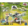 COBI 2151 non  MÁY BAY KHÔNG NGƯỜI LÁI CHIẾN ĐẤU TÀNG HÌNH bộ đồ chơi xếp lắp ráp ghép mô hình Military Army STEALTH COMBAT DRONE Quân Sự Bộ Đội 60 khối