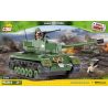 COBI 2488 non  XE TĂNG M46 PATTON bộ đồ chơi xếp lắp ráp ghép mô hình Military Army Quân Sự Bộ Đội 520 khối
