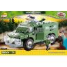 COBI 2414 non  XE BỌC THÉP bộ đồ chơi xếp lắp ráp ghép mô hình Military Army ARMORED TRUCK Quân Sự Bộ Đội 300 khối