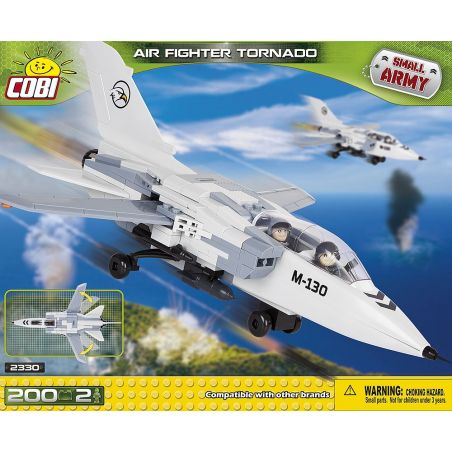COBI 2330 non  MÁY BAY CHIẾN ĐẤU LỐC XOÁY bộ đồ chơi xếp lắp ráp ghép mô hình Military Army AIR FIGHTER TORNADO Quân Sự Bộ Đội 200 khối